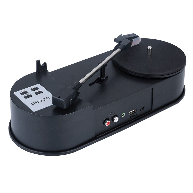 Phonograph Mini USB Turntable Vinyl Virgin Records Player LP to MP3 USB Flash-Drive Converter TF Slot Record Player Gramophone