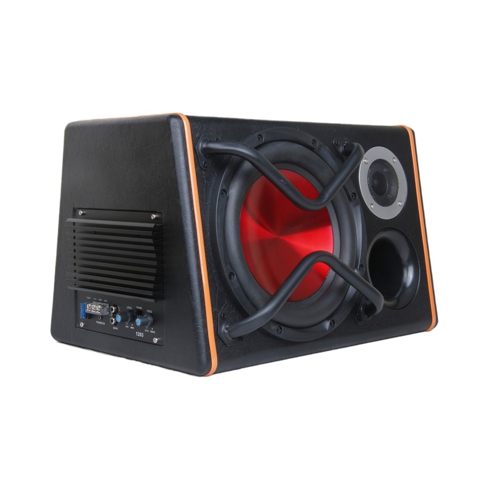 Realistic 10-inch Audio Car Sub-Woofer Subwoofer DC 12V Car Speakers Car Sound Subwoofer Built-In Amplifier