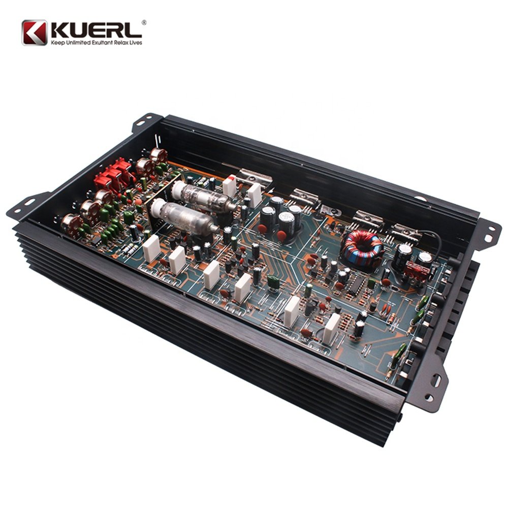 Kuer New Model Car Amplifier 4 Channels Class AB High Power 12V Car Audio Amplifier