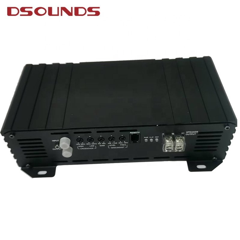 Fullrange Brazilian Style Car Amplifier 800WRMS Power Car Amplifier With Mini Volume Mono Block for Car Audio Speaker