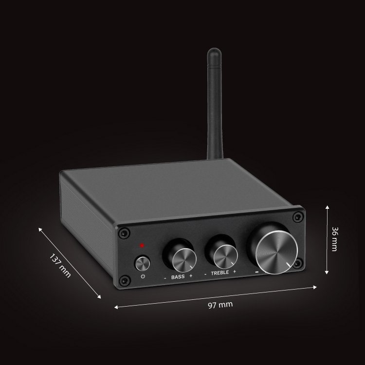 Audio Amplifier for Home Speakers 50W X 2 With Bass and Treble Control Apt-X