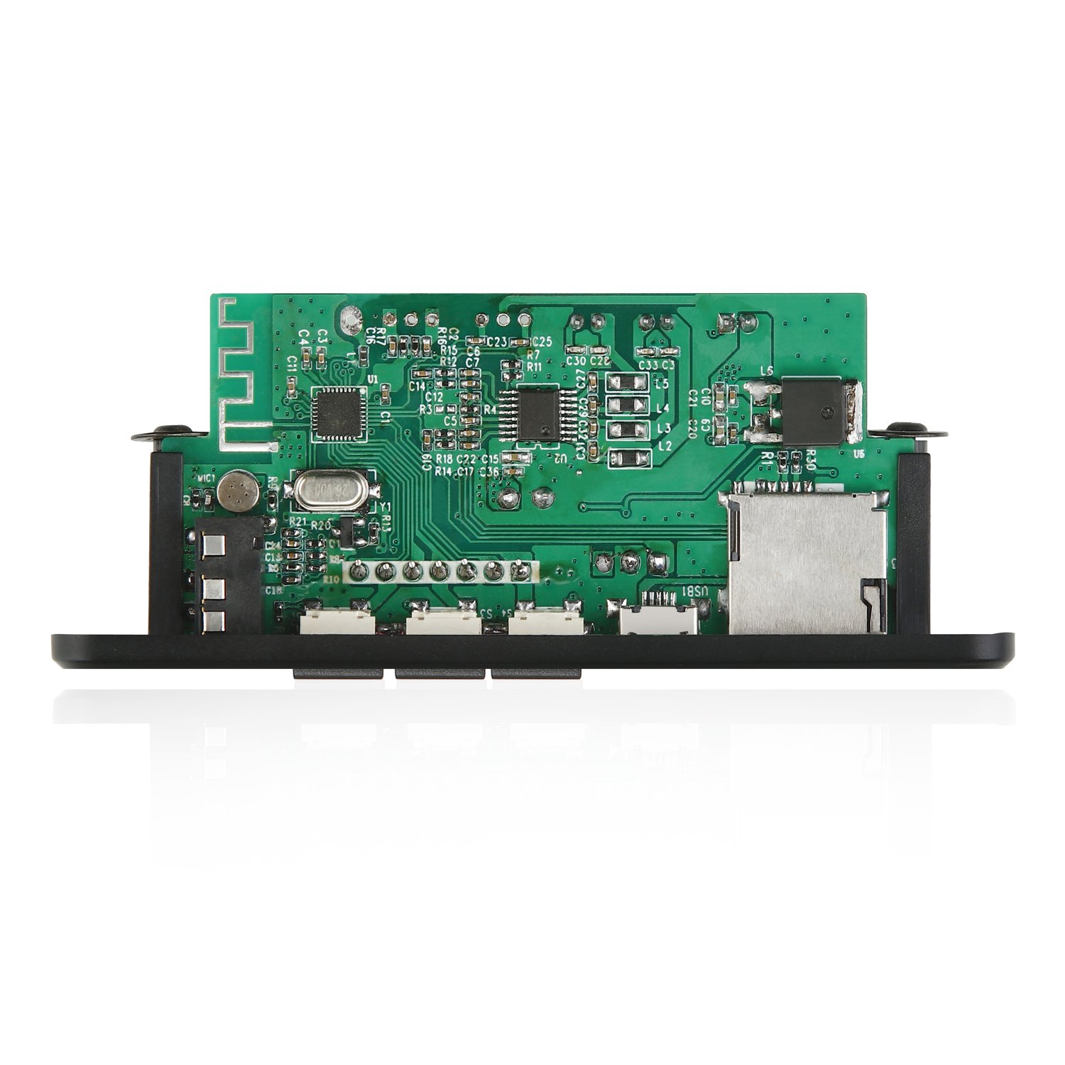 DC 12V/18V Bluetooth 5.0 MP3 Decoding Board 40W Amplifier Audio DIY MP3 Player Car FM Radio Module TF 3.5mm Mic Wireless Card