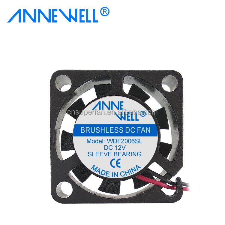 Dc 2006 sleeve bearing 12v 24v Small Exhaust silent Cooling Fan 20x20x6 Brushless Dc Motor high speed Car Amplifier Cooling Fan