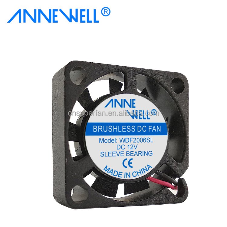Dc 2006 sleeve bearing 12v 24v Small Exhaust silent Cooling Fan 20x20x6 Brushless Dc Motor high speed Car Amplifier Cooling Fan