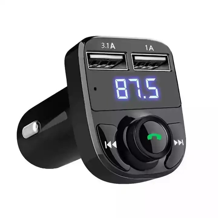 Car Mp3 Player X8 Dual Usb Adapter Bt Fm Hand-free Phone Chargers Dual Usb Smartphone Charger Car Kit Wireless Fm Transmitter