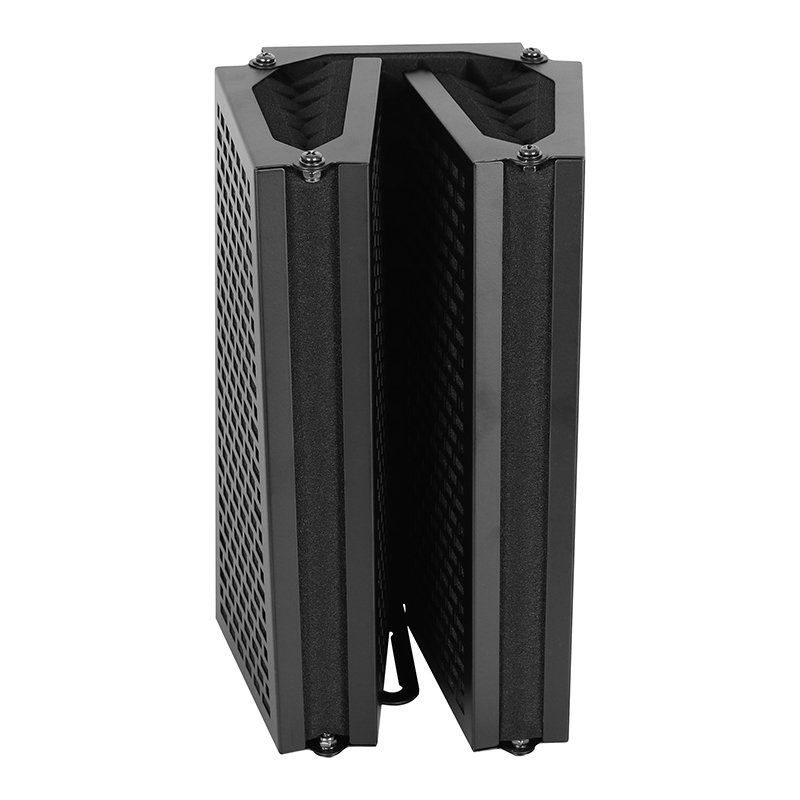 Portable Adjustable Noise Cancelling Audio Accessory Sound Filter Recording 5 Doors Microphone Isolation Shield
