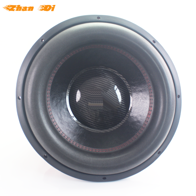 Dual Coil 15-Inch Subwoofer with 2500W RMS Power DC 12V Paper Cone 3-Inch Voice Coil Diameter for 12-Inch Speakers