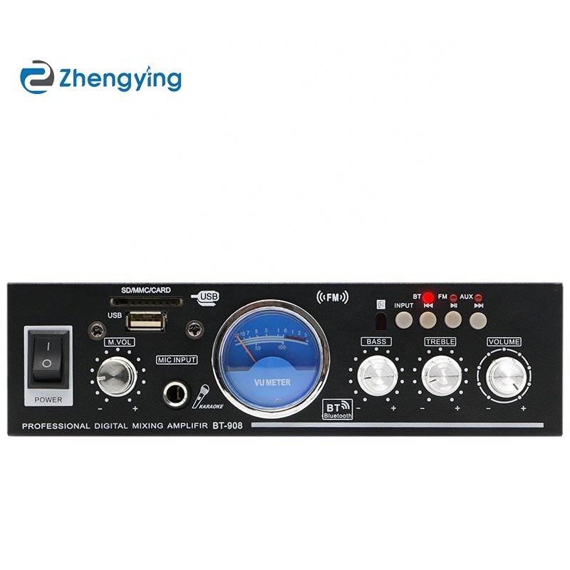 Factory Wholesale Mini Car Amplifier Audio System Hifi Stereo BT-908
