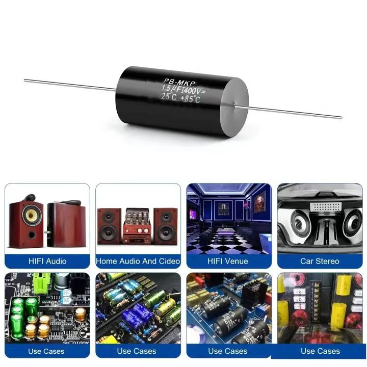 BESUN MKP Capacitor Audio philer Fever Electrodeless Audio Metal Film 400V 630V 1.5UF 1.8UF 2.2UF 3.3UF 4.7UF 6.8UF