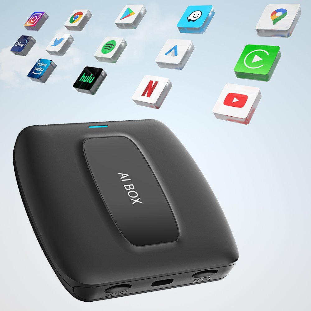 Ottocast High Quality Android 12 car smart multimedia box wireless carplay wireless android auto carplay android ai box for car
