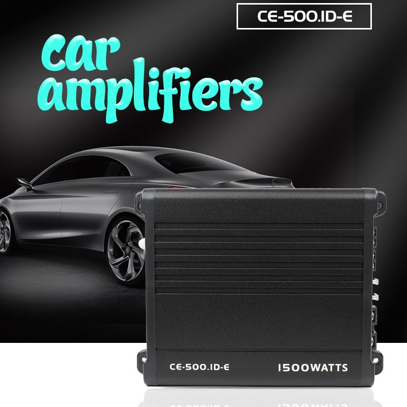 Suoer Hot Sale CE-500.1D-E 12v Class D Monoblock Rms 500w Mini Car Amplifier