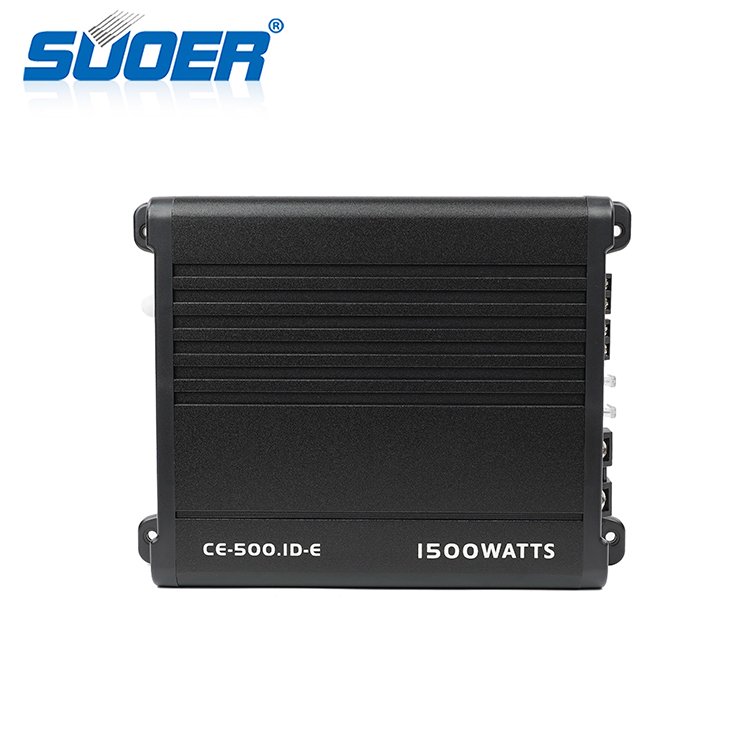 Suoer Hot Sale CE-500.1D-E 12v Class D Monoblock Rms 500w Mini Car Amplifier