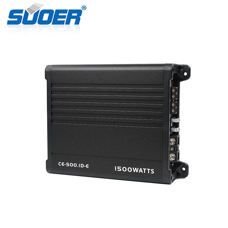 Suoer Hot Sale CE-500.1D-E 12v Class D Monoblock Rms 500w Mini Car Amplifier