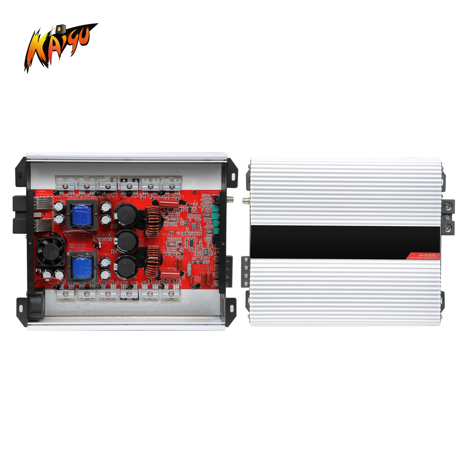 RMS 5000W Brazilian Style Car Subwoofer Amplifier Full Range Strong Bass Peak 5000.1D Monoblock Car SPL Amplifier Class D
