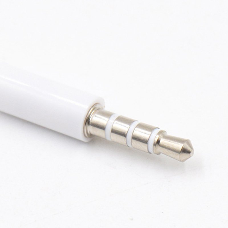 New 4 Pole 1m 3.5mm Audio Cable Male to Male Record Car Aux Audio Cord Headphone Connect Cord MP3 Extension Cable