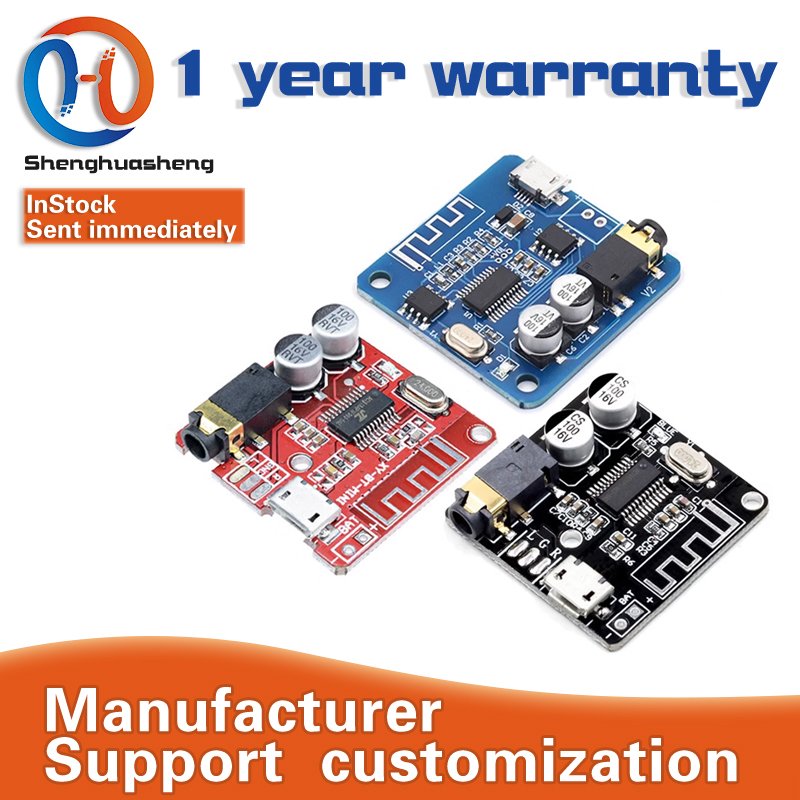 DIY Bluetooth 5.0 Audio Receiver Module MP3 Bluetooth Decoder Board Car Speaker Audio Amplifier Board 4.1 Electronic Modules