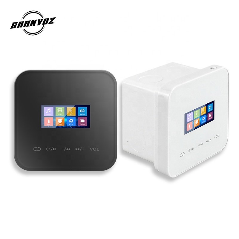 Wall Mounted Stereo Home Sound System Android Touch Screen 4*25W Mini Wireless Blu Tooth Wall Amplifier