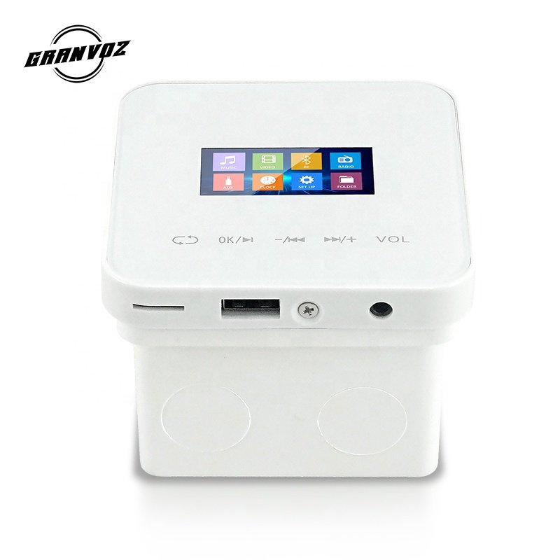 Wall Mounted Stereo Home Sound System Android Touch Screen 4*25W Mini Wireless Blu Tooth Wall Amplifier