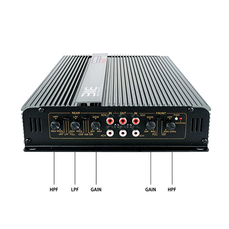 Auto Magic Cube H-618 Class AB 4 Channel Audio Amplifier 12v Car Audio Amplifier Customization Car Amp