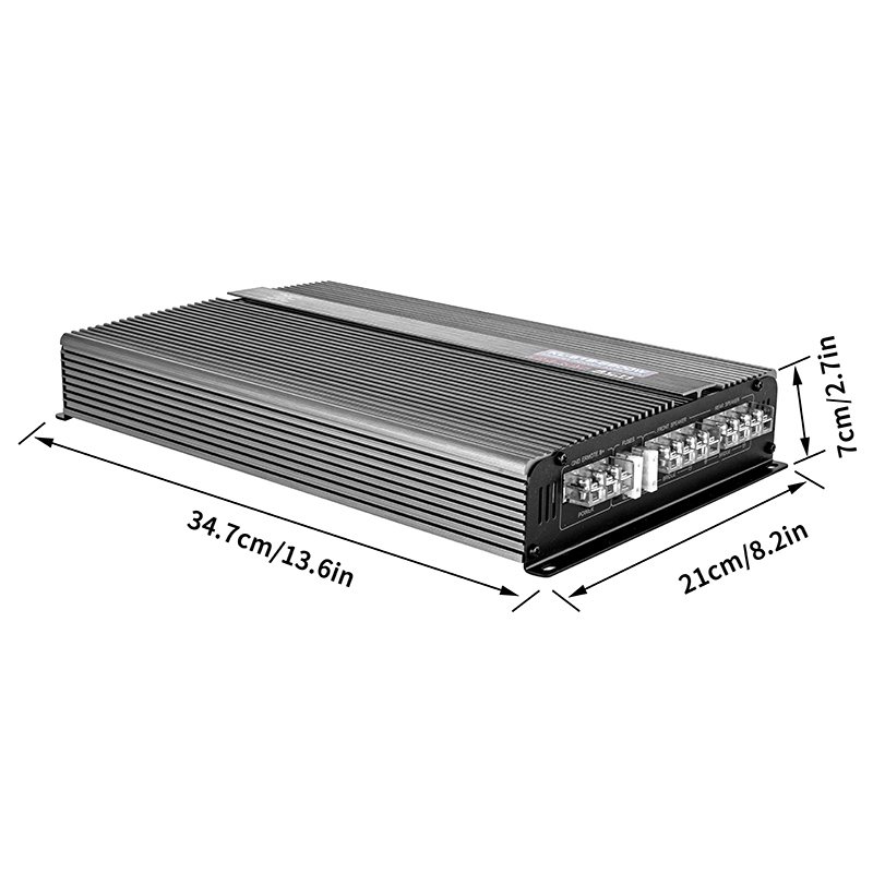 Auto Magic Cube H-618 Class AB 4 Channel Audio Amplifier 12v Car Audio Amplifier Customization Car Amp