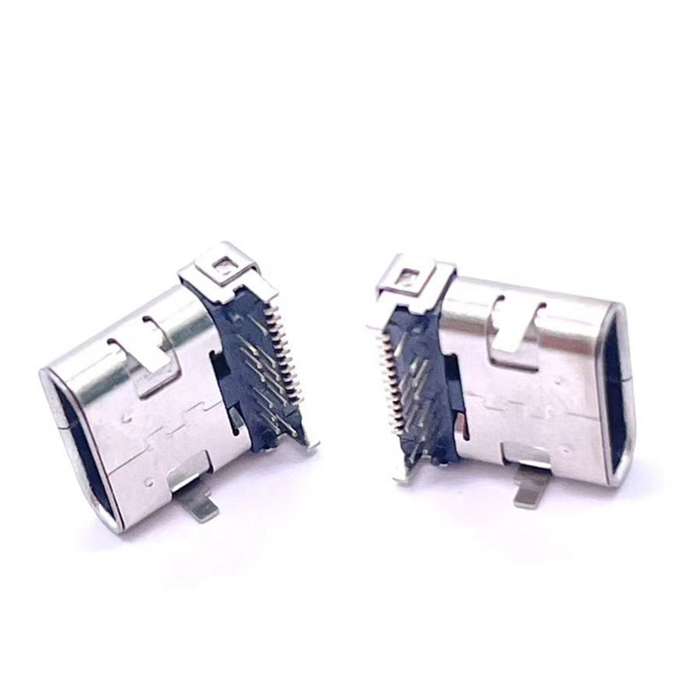 Soulin Fast Charge Female Usb Connector Audio Terminal Connector USB Jack Type C 24 Pin SMT Connector