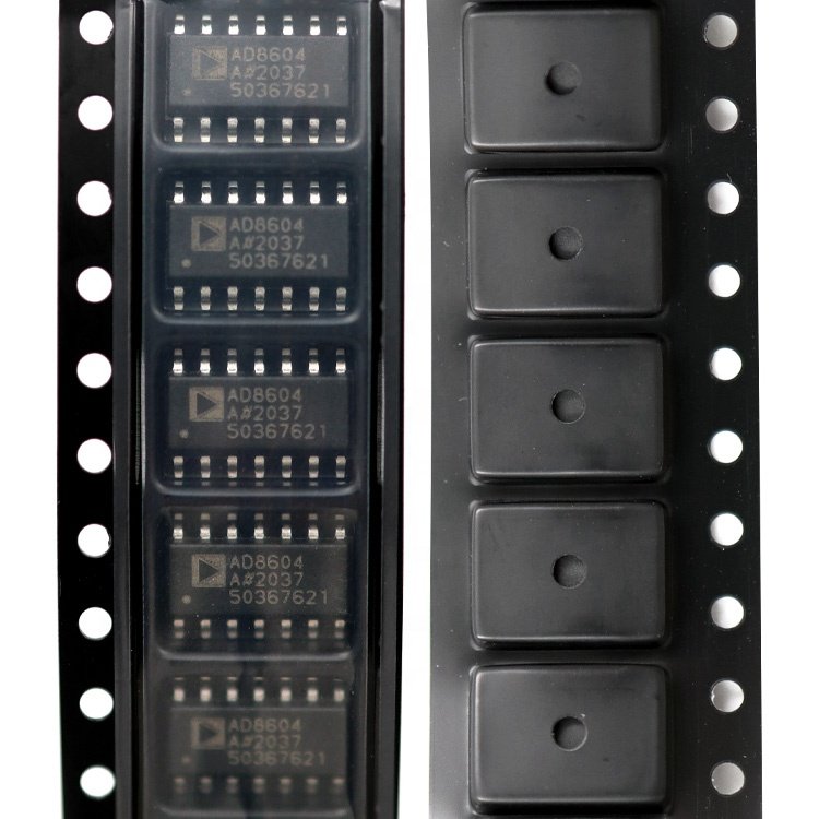 AD8604ARZ-REEL7 Precision CMOS Operational Amplifier IC Chips Qualified for Automotive Applications Rail-to-Rail 14-SOIC