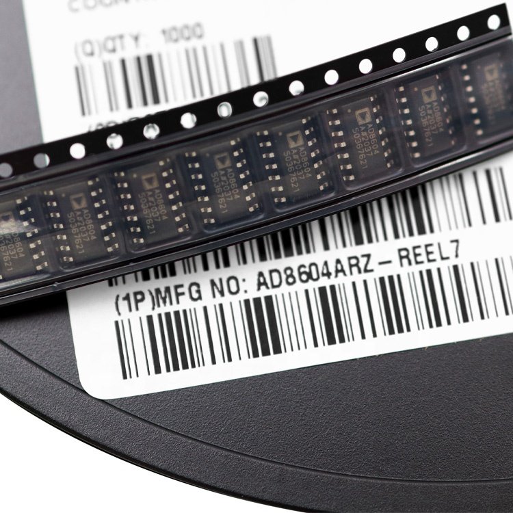 AD8604ARZ-REEL7 Precision CMOS Operational Amplifier IC Chips Qualified for Automotive Applications Rail-to-Rail 14-SOIC