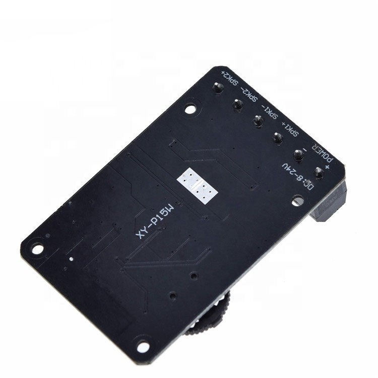 eParthub 10W/15W/20W stereo Bluetooth power amplifier board 12V/24V high power digital power amplifier module XY-P15W
