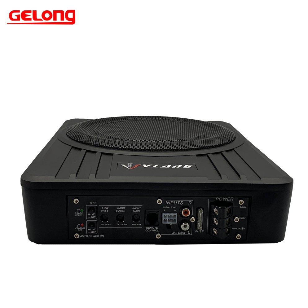 Gelong Car Audio Factory Direct Selling Auto Audio Active 8inch 10inch Ultrathin Subwoofer