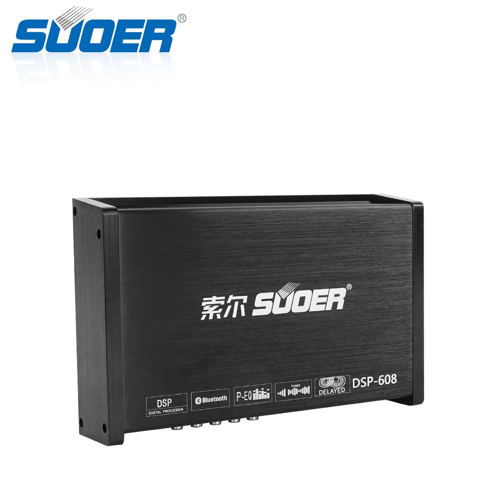 Suoer DSP-608 Hot Selling Car Dsp Audio Amplifier Processor Dsp Processor Car Audio Amp