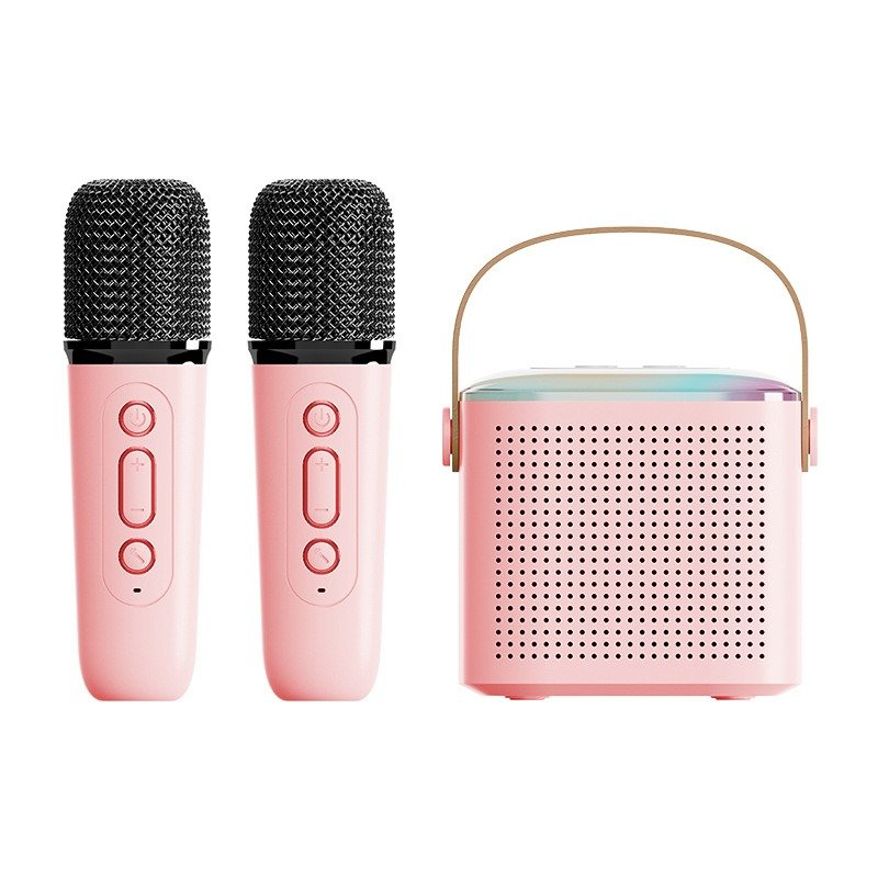 trending products black speakers & accessories with Dual Microphone Home Karaoke home theater sound system