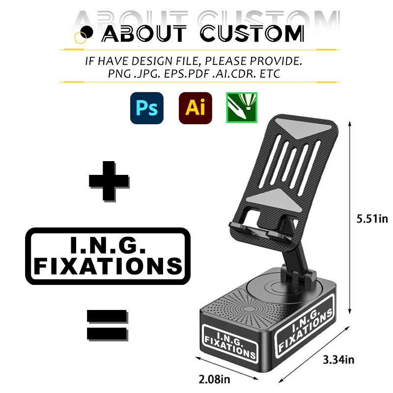 Wholesale Multi functional Desktop Tablet Stand Custom Rotating Phone Stand With Logo Audio 3-in-1 Power Bank
