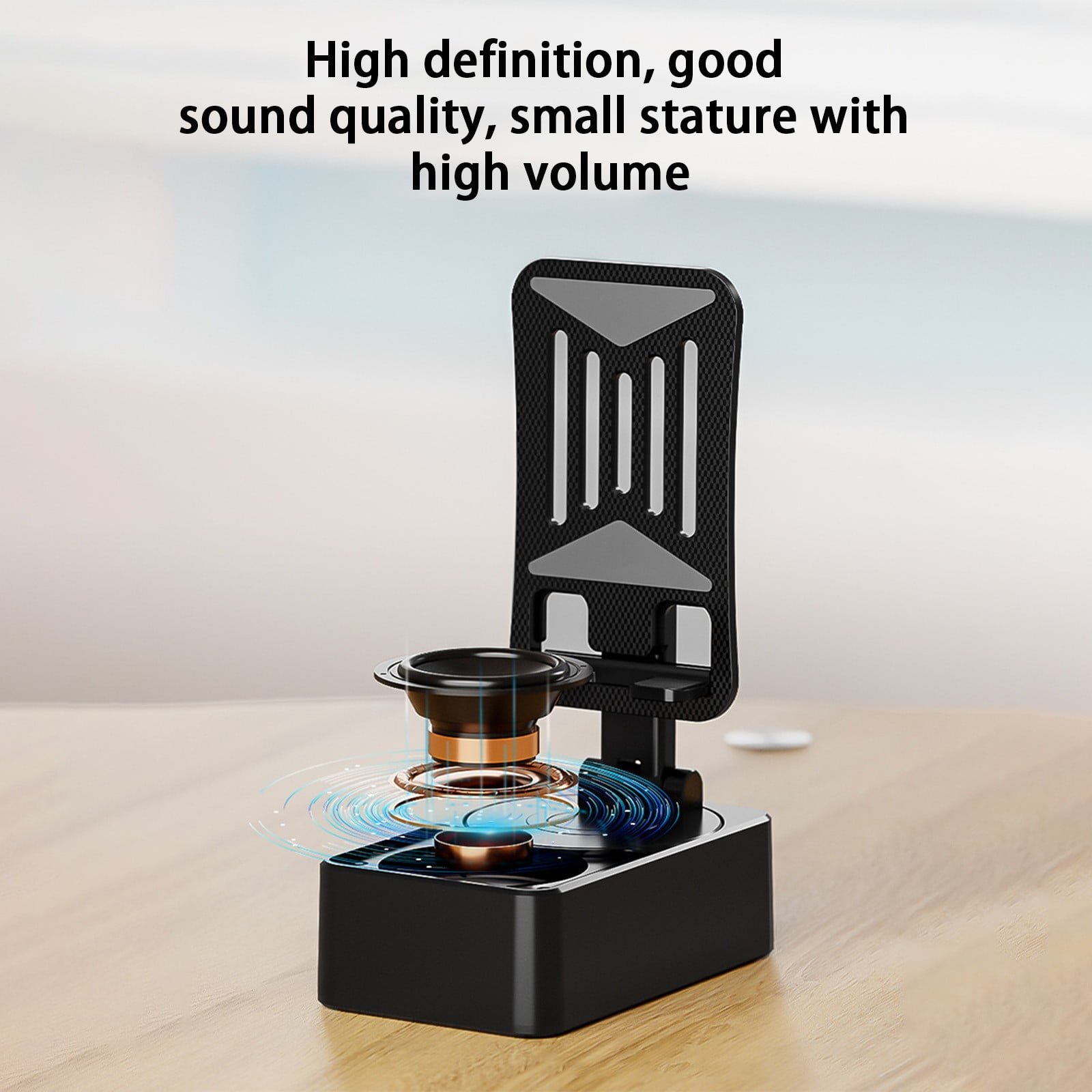 Wholesale Multi functional Desktop Tablet Stand Custom Rotating Phone Stand With Logo Audio 3-in-1 Power Bank
