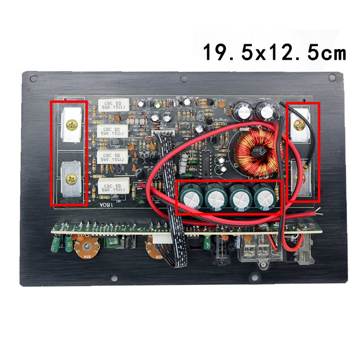 1000watts Monoblock Amplifier Car Audio 12V High Power Subwoofer Speaker Amplifier Class d (PA-80D)