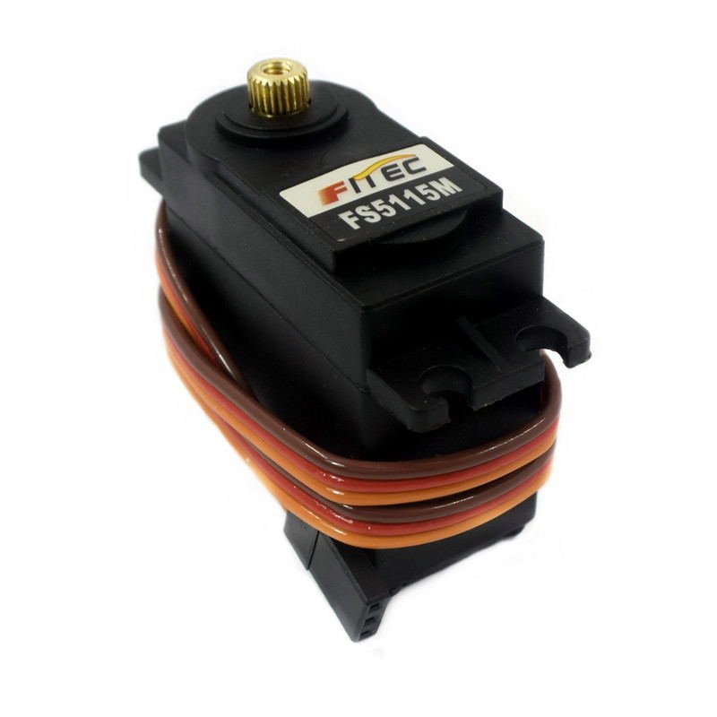 Kyosho Tamiya RC Car 15KG Servo Motor Gear Servo Manufacturer Feetch Standard Metal FS5115M for Traxx/ Hpi Black ROHS Robotic /