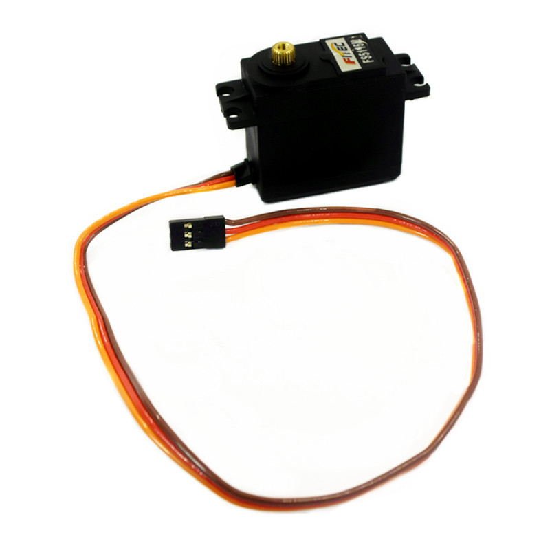 Kyosho Tamiya RC Car 15KG Servo Motor Gear Servo Manufacturer Feetch Standard Metal FS5115M for Traxx/ Hpi Black ROHS Robotic /