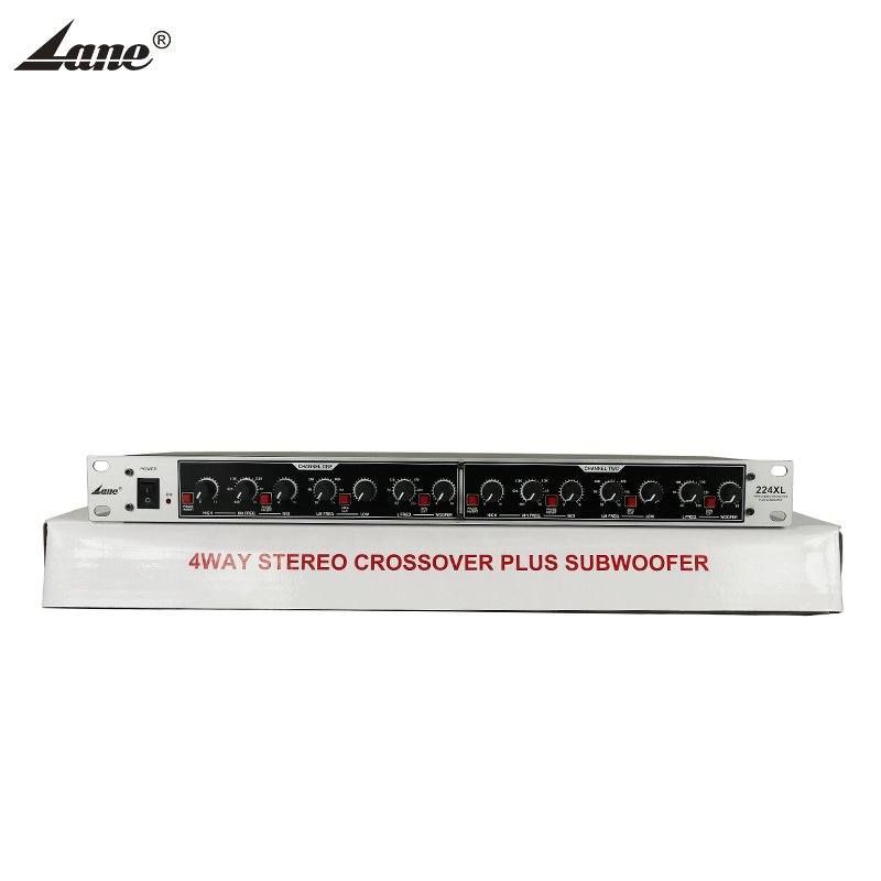 Lane C-224XL Dsp Active Dj Car Subwoofer Amplifier Board Adjustable 4 Way Digital Audio Dj Speaker Active Machine Crossover