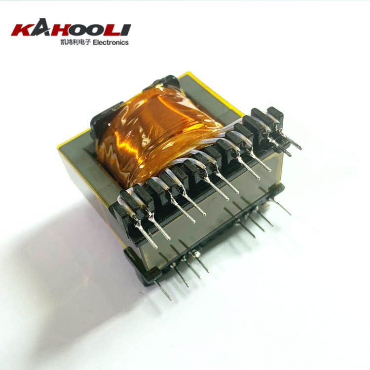 ER40 Car Transformer 12V DC to 220V AC Car Amplifier 1000W Yellow Copper Customized High Frequency Switching Power Transformer
