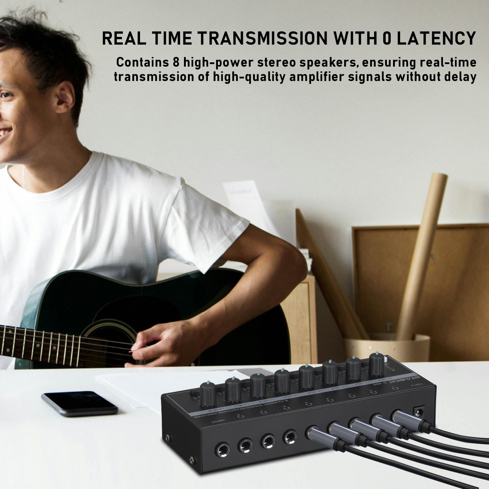 Brand New High Quality S-800 In-Ear Headphone Monitor Amplifier Audio & Video Accessory