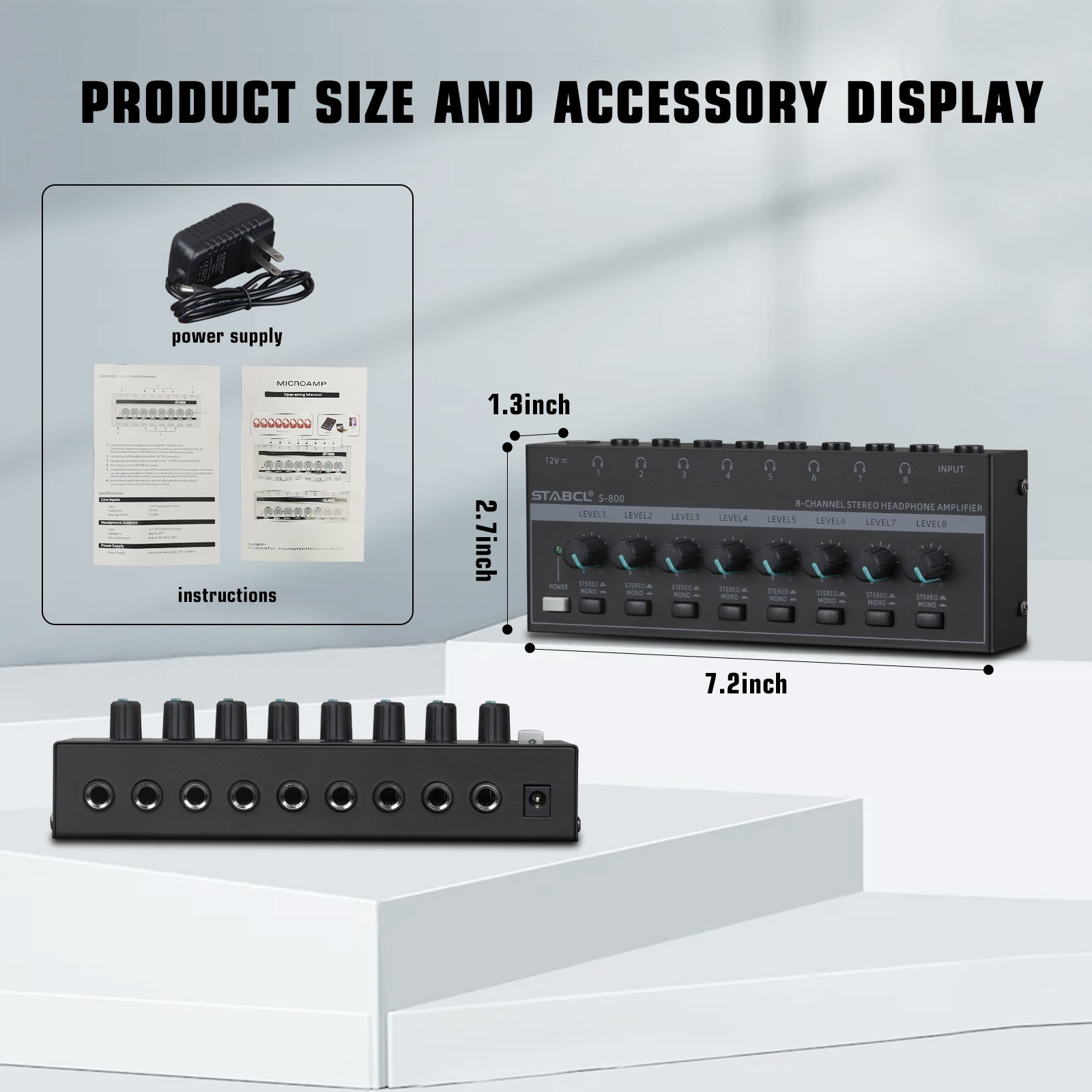 Brand New High Quality S-800 In-Ear Headphone Monitor Amplifier Audio & Video Accessory