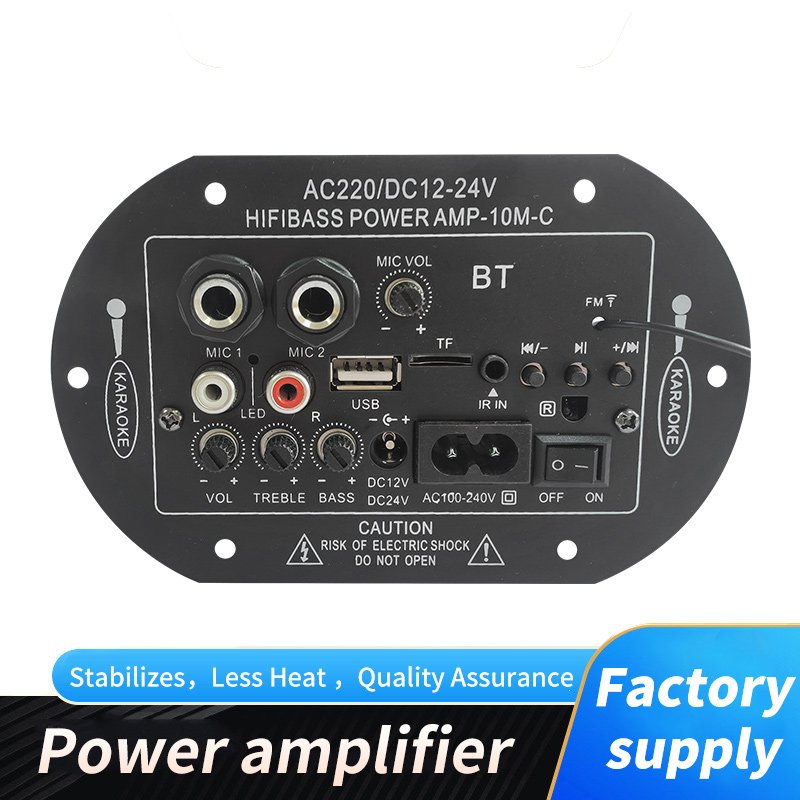 Wholesale Dual Microphone Volume Control DJ Sound Audio Amplifier 8-10Inch Speaker Individual Digital Receivers Amplifiers