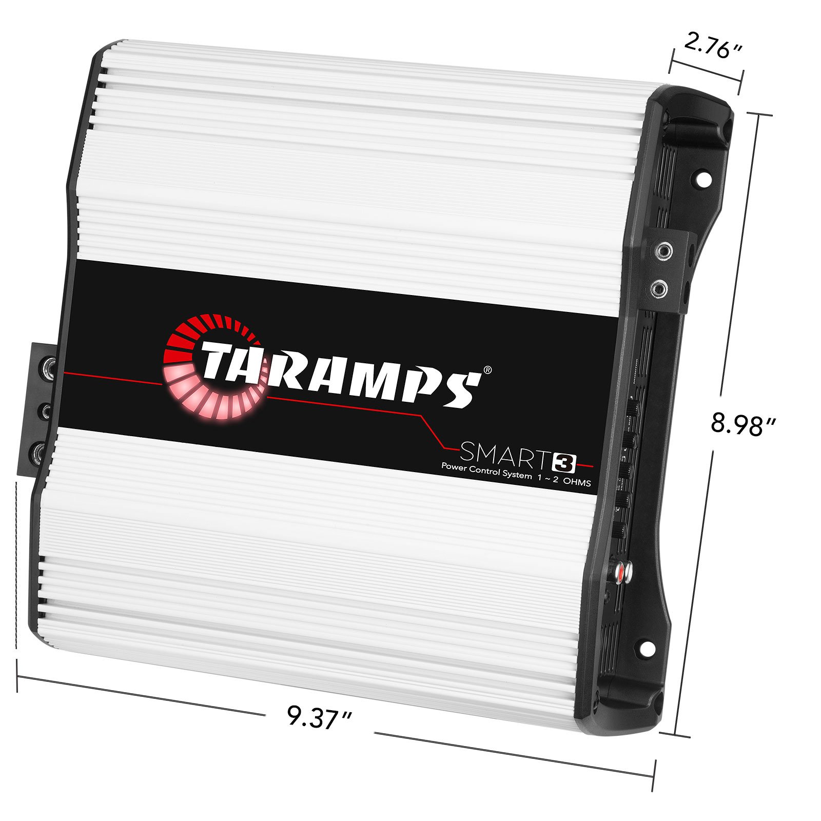 Taramps Smart 3 Amplifier 1 to 2 Ohms 3000 Watts RMS Multi Impedance High Performance Monoblock Great for Subwoofers Smart 3k