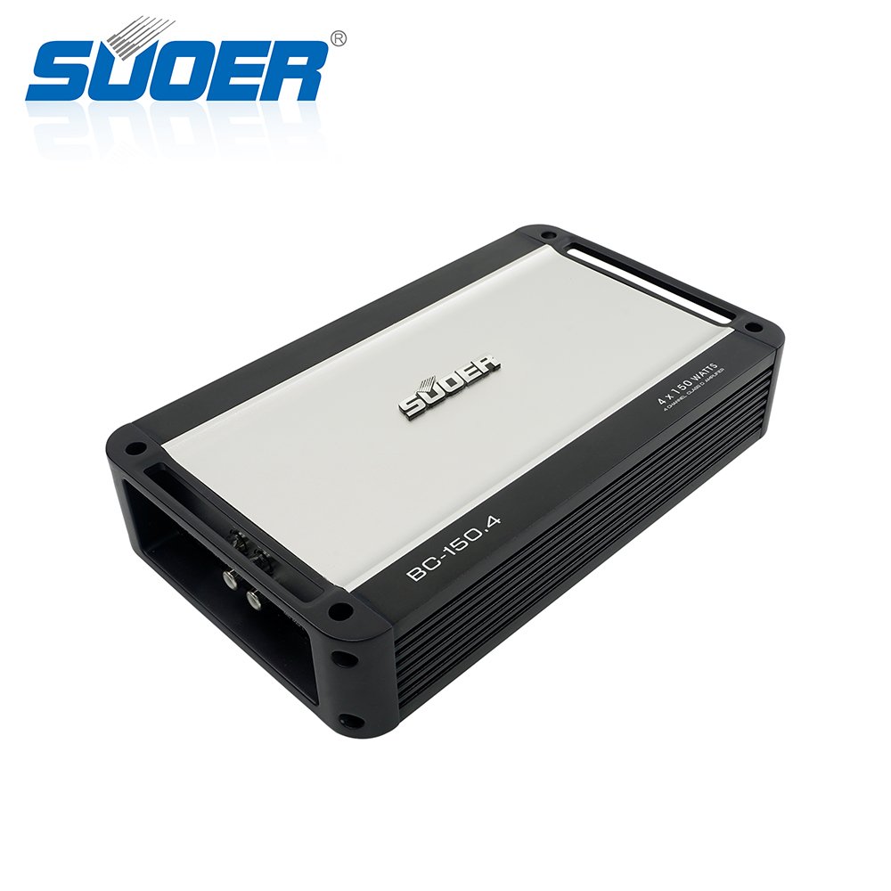 Suoer BC-150.4 Auto Music Part 2000 Watts Power Sliver Design Class d Car Amplifier
