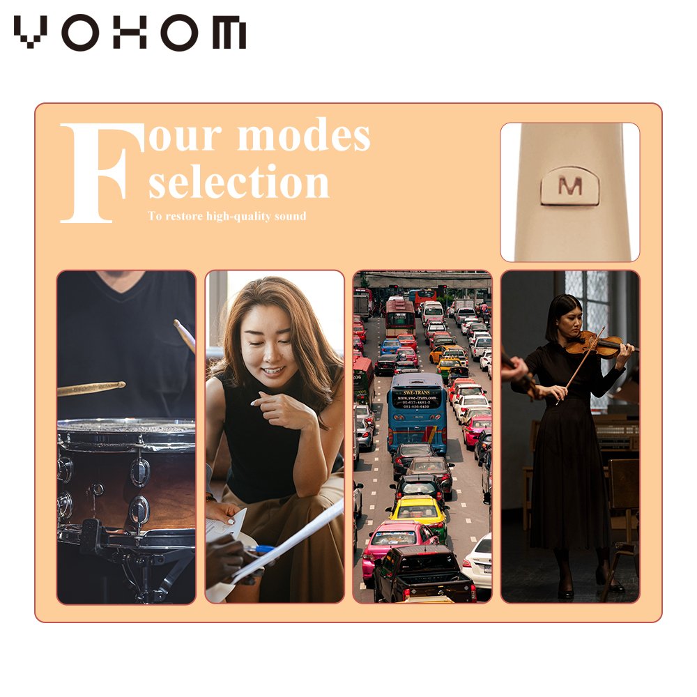 VOHOM Hearing Improvement Equipment High Quality Sound Amplifier Digital Hearing Aid for Hearing Loss People