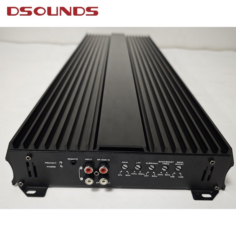 Bass Amplifier 6000Wrms Korean Monoblock Car Audio Amplifier for Subwoofers