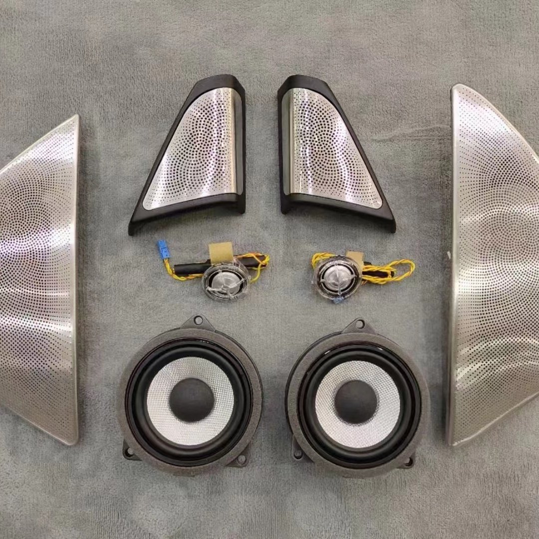 Epoch MotorParts Car Interior Accessories Tweeter Covers for Bmw f10 f18 Glow Speakers Audio Covers Trumpet Head Treble Speaker