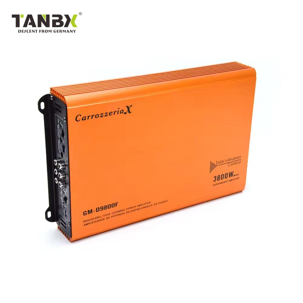 Factory 4 Channel Sound Digital High Power Car Amplifier Professional Class AB (GM-D9800F)