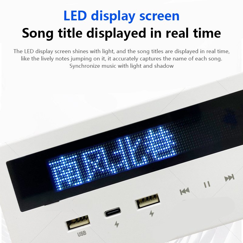 Embedded Multi-function Bluetooth Speaker USB Charging Bedside Table Furniture Bluetooth Furniture Accessories Bluetooth Speaker