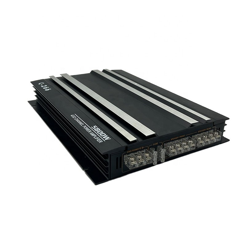 5800W High Power Car Audio Modified Amplifier Good Price Class AB 4 Channel Car Amplifier