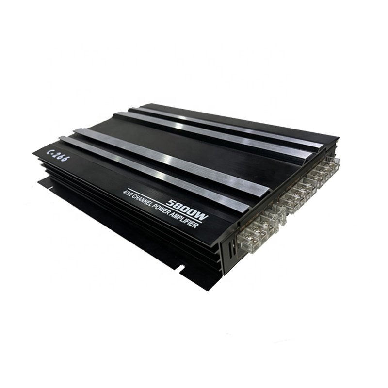 5800W High Power Car Audio Modified Amplifier Good Price Class AB 4 Channel Car Amplifier